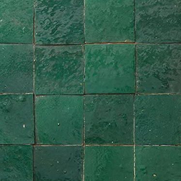 Texture carrelage vert sapin - Lydie Pineau