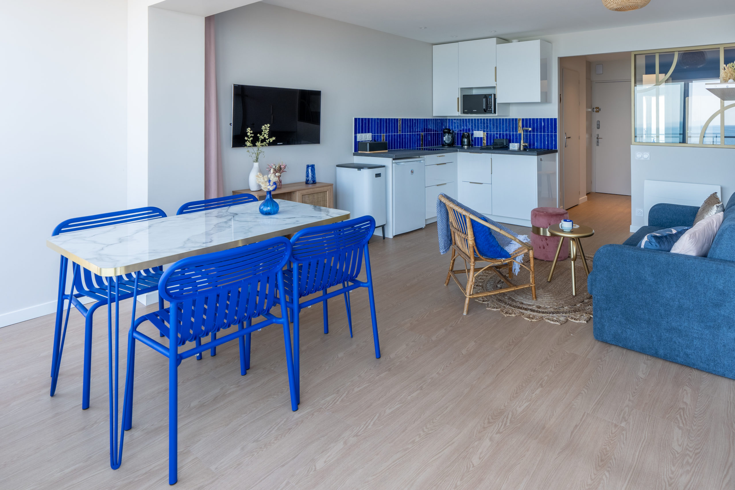 Rénovation appartement avec vue sur mer - Agence Lydie Pineau