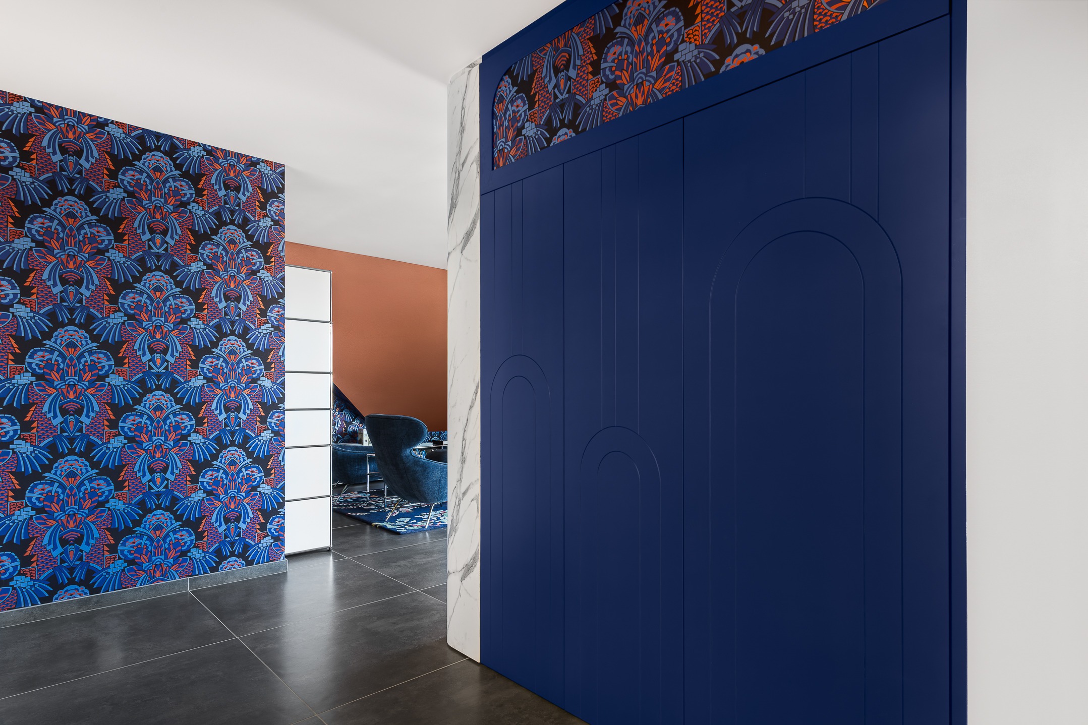 Création d'un meuble couture sur mesure aux Sables d'Olonne par Lydie Pineau, Architecte d'intérieur et décoratrice