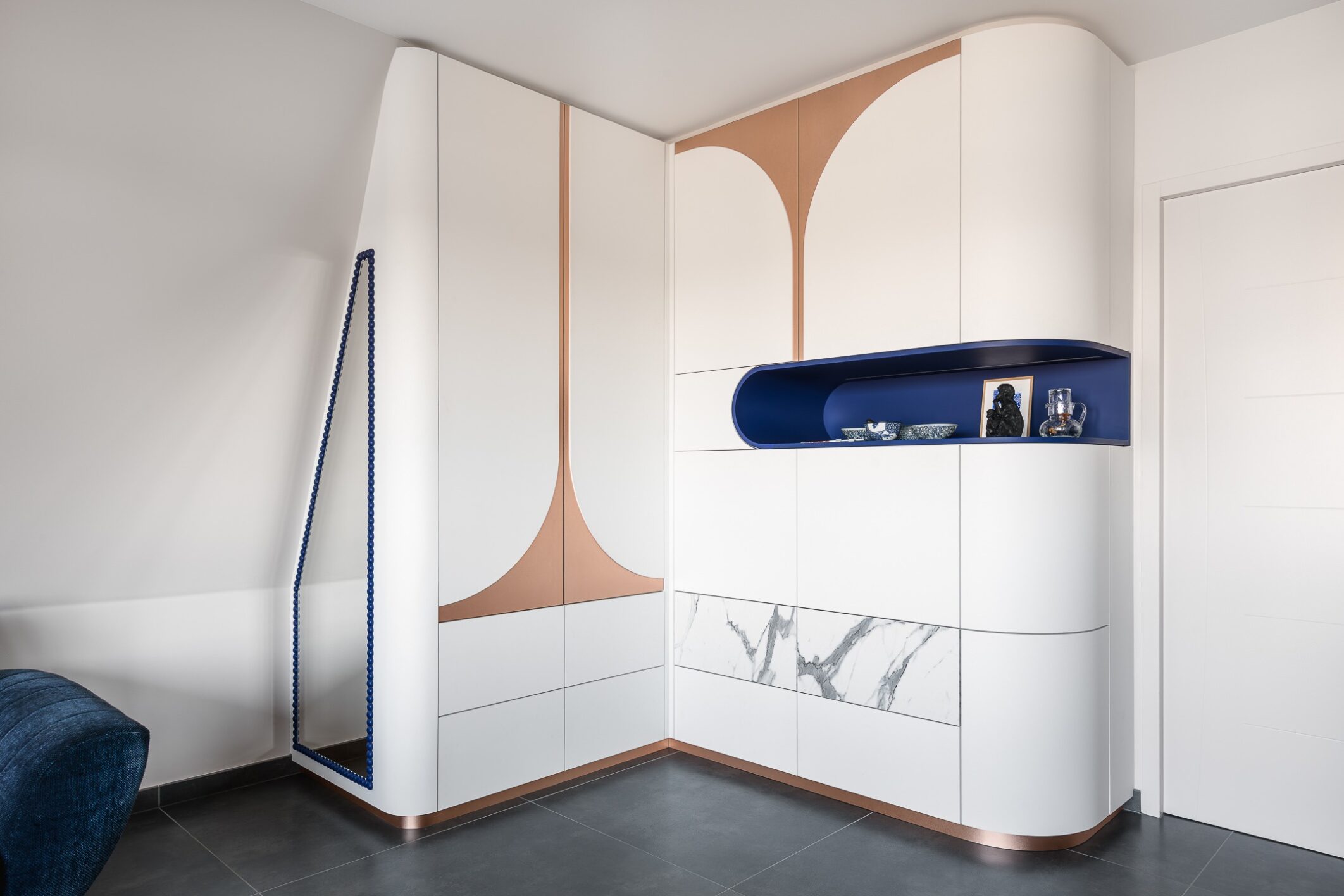 Conception de meubles sur mesure par Lydie Pineau architecte d'intérieur aux Sables d'Olonne