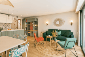 Projet Rochebonne - Pièce de vie après rénovation