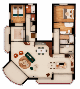 Projet Marquet - plan d'agencement