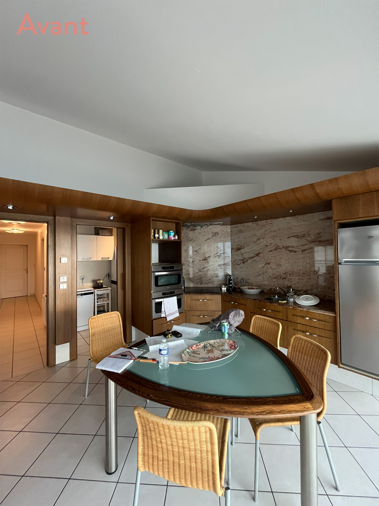 Avant rénovation cuisine haut de gamme aux Sables d'Olonne (85)