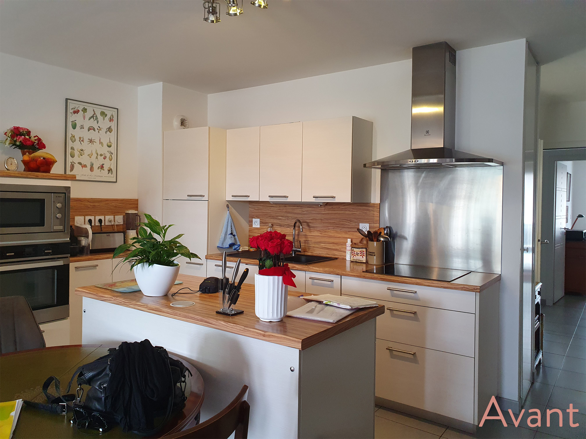 Avant rénovation d'une pièce de vie à Saint-Gilles-Croix-de-Vie (85)