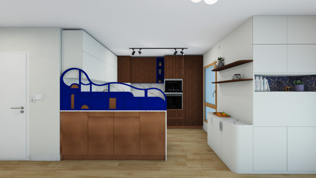 Rénovation appartement chic by agence Lydie Pineau à Pornic