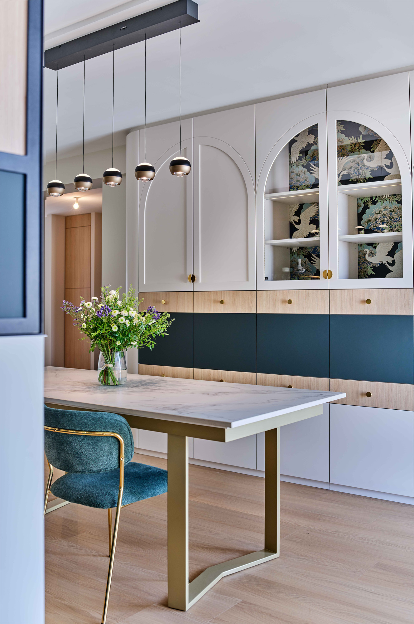 salle à manger - Agencement sur mesure haut de gamme architecte d'intérieur vendée